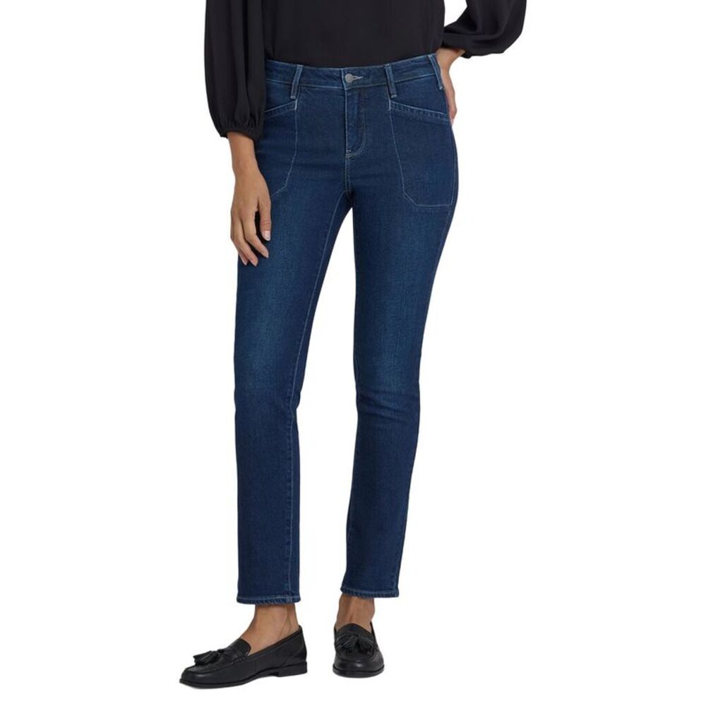 Nydj Womens  Sheri Ink Skyline Slim Jean